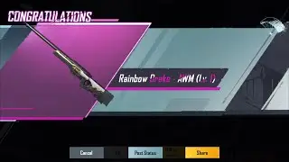 Spending 3 K For AWM Crate Opening | New AWM Skin Crate Opening | Rainbow Drake Crate Opening BGMI |