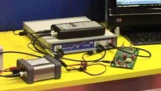 PSDtv - Omicron Lab shows how their new Bode 100 electronic testing tool operates