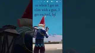 I get excited, lol  #fortniteshorts #fortnite #gnome #gaming