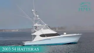 2003 Hatteras 54 Convertible BANDIT - For Sale with HMY Yachts