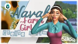 Farm Girl Create-A-Sim (ft. 2021 CC Haul) | The Sims 4 Cottage Living | Reighn