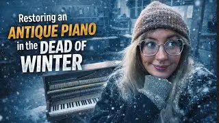 Where Winter Meets Craftsmanship | Antique Piano Restoration