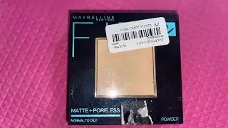 Maybelline Matte + Poreless Compact Powder #maybellinereview #maybelline #compactpower #makeup 