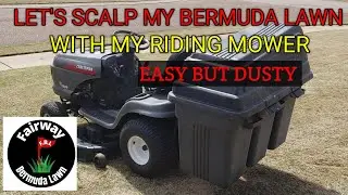 Spring Bermuda Lawn Scalp