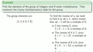 integers mod n part 1