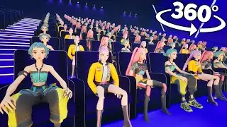 360&deg; Все K-Pop Охотники на демонов HUNTR/X в кинозале! | VR 8K