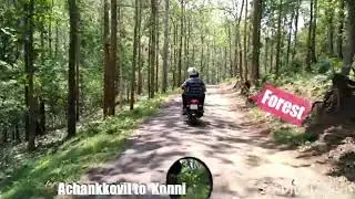 Achankkovil to Konni Bike Ride
