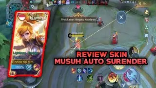 REVIEW SKIN FANNY LIGHTBORN HASIL DM KUNING !!! MUSUH AUTO SURENDER !!! - MOBILE LEGENDS
