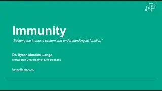 Immunology Aquatic Organisms - Dr. Byron Morales