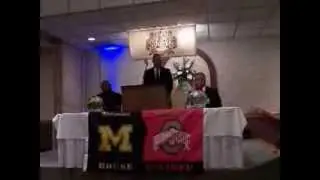 VIP guests Jim Tresses & Ricky Powers Q & A on rituals at Warren Sports Hall of Fame 