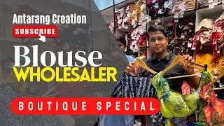 Saree Blouse | Banarasi | Georgette | Ajrakh Hakoba | Antarang Creation | Boutique Kolkata