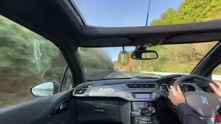 【DS3カブリオ車載動画】箱根ターンパイク　御所ノ入駐車場〜アネスト岩田スカイラウンジ【桜のトンネル】
