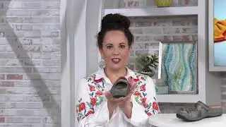 Earth Origins Leather Mary Jane Mules - Clara Chloe on QVC