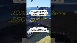 Kyle Schade presents a 2023 GMC Sierra 3500 Denali Dually with only 35,000 miles #denalihd