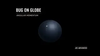 BUG ON GLOBE | ANGULAR MOMENTUM | JEE ADVANCED