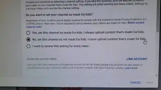 Setting my channel as 