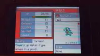 (Live - 3 in 1 day) Shiny Totodile (#3) - Pokemon HeartGold Version (7,399 SRs; 22,197 seen)