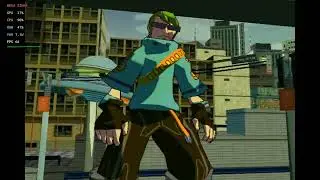 Retroid Pocket G2 -  Jet Set Radio Future.  Locked at 60fps.  Gamehub Lite 5.1.3+Xemu 0.8.121 WoA64