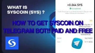FREE SYSCOIN BINANCE NEWS AIRDROP TELEGRAM ||  WITHDRAW SUCCESS