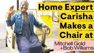 Carisha Makes a Mitchell Gold + Bob Williams Chair | For What It's Worth | HB