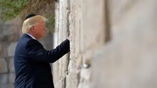 Trump makes historic visit to the Western Wall