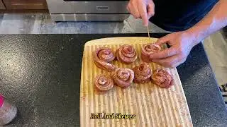 Smoked Pork Belly Pinwheels!