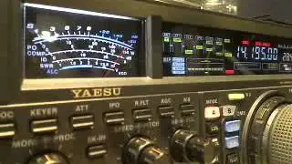 BA7KW with almost 7 kilowatt (4cx10000 amp) doing a 5-9+60 on 14.195 mhz 25 11 2014
