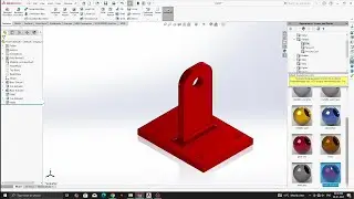mounting block #design || in solidworks