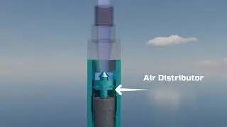 How borwell machine work DTH (down the hole drilling) 3D Animation video 🚒🚒 #Dthmachine #borwell