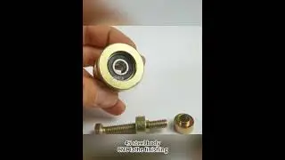 1.5 Inch Sliding Gate Roller Wheels With Single Bearing 6100rs And Screw M8x55