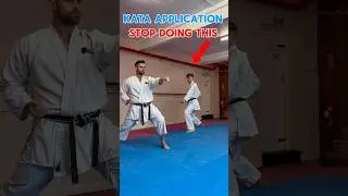 Stop doing this ⛔️ #karate #kata #martialarts #bunkai #shotokan