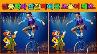 【틀린그림찾기 | 치매예방】Carone – 까로네 #181 🎪 서커스의 세계