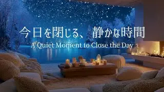 【冬のピアノ】一日の緊張が静まり、余白へ戻っていく夜｜リラックス・夜のリセット用