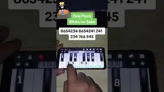 One Piece Blinks no Sake piano Mobile tutorial