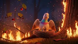 How will the pigeon save the Forest?🔥|Emotional Story|Animation|Kidishtoon|