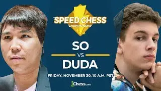2018 Speed Chess Championship: So vs Duda