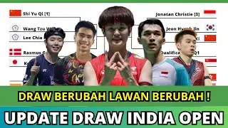 UPDATE DRAWING INDIA OPEN 2026 #indiaopen2026