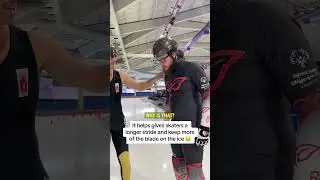 JESSE TRIES SPEED SKATING FOR THE FIRST TIME 😲☠️