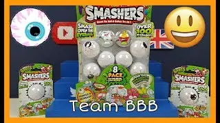 SMASHERS SERIES 2 GROSS! Smash the Ball Collect them all! Smasher eyeball Zuru Toys Collectibles