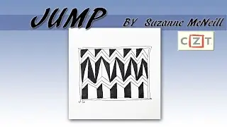 如何畫一般圖樣How to draw the Tangle Pattern JUMP