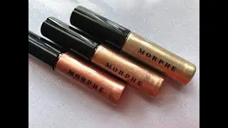 Morphe Master Of Metallics Cream Eyeshadows / Swatches & Try On