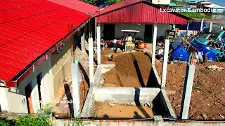 Completed 100% This Project Support by Dozer  D20P And Truck 5 Ton To Pushing Sand Drop To 10 x 15M