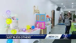 'Just bless others': Texas-based organization hosting free baby shower in Omaha