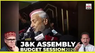 BJP MLA Sham Lal Sharma talking to media after BJP stages Walkout from Legislative Assembly