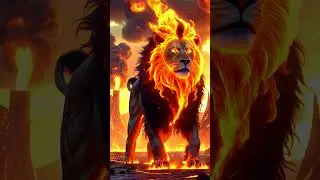 Hybrid Animal Fire Lion📲 3D Live (I)Phone Wallpaper👉 Tap & Save ✅ Free Download #livewallpaper