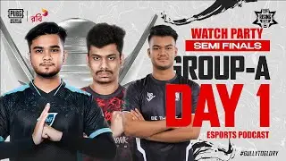 2025 PMRS BD | সেমি ফাইনাল | গ্রুপ A । ১ম দিন | পাবজি মোবাইল বাংলাদেশ [ WATCH PARTY ESPORTS PODCAST]