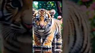 Cute small tiger #cutetiger