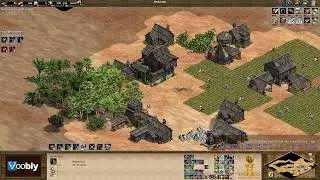 Voobly AOE2 1.6: Arabia, Bulgarians vs Chinese