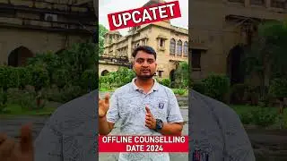 Upcatet offline counselling date 2024 #upcatet #sta #agtacutoff #india