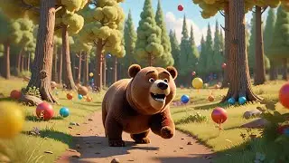 Bobby the Barking Bear | Animal Sound Song for Kids | Nursery Rhymes and Preschool Fun